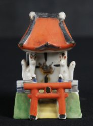 Kitsune Shrine fox 1900