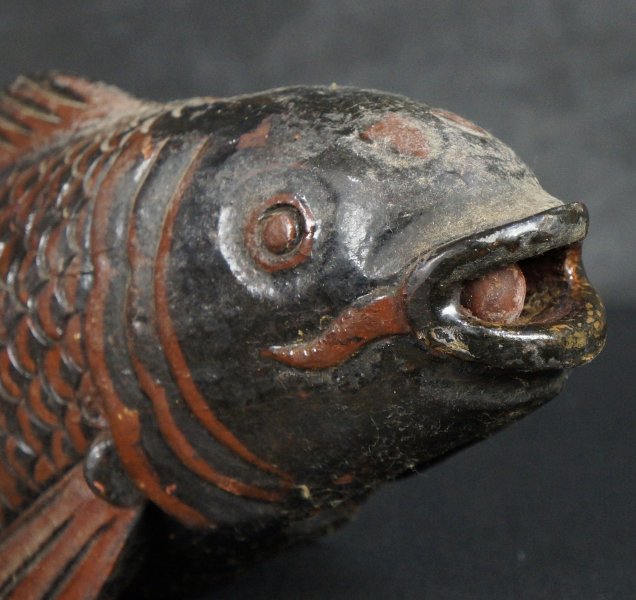 Koi carp Jizai 1950 wood