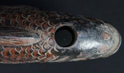 Koi carp Jizai 1950 wood