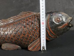 Koi carp Jizai 1950 wood