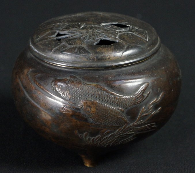 Koi carp Koro censer 1800