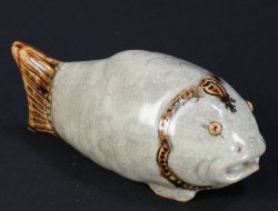 Koi ceramic carp 1970