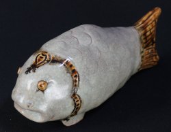 Koi ceramic carp 1970