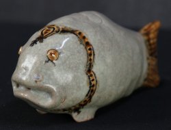Koi ceramic carp 1970