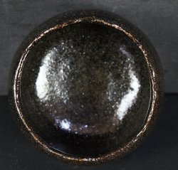 Kuro-Chawan green tea bowl 1930