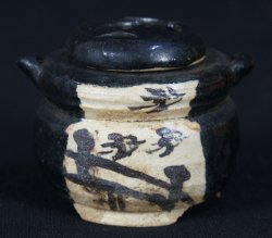 Kuro-Oribe Koro Chidori 1950