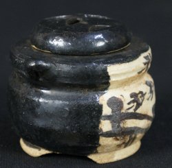 Kuro-Oribe Koro Chidori 1950