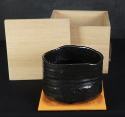 Kuro-Oribe Ochawan1900