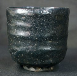 Kuroraku-chawan bowl 1880s