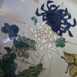 Kutani flowers 1950