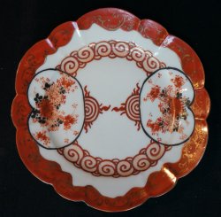 Kutani plate 1900s