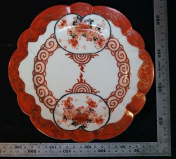 Kutani plate 1900s