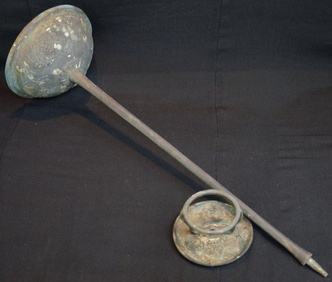 Antique japanese candlesticks