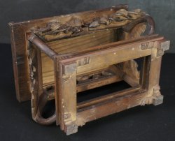 Lotus sculpture stand 1900