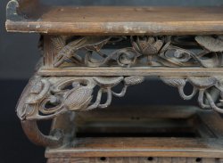 Lotus sculpture stand 1900