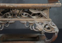 Lotus sculpture stand 1900