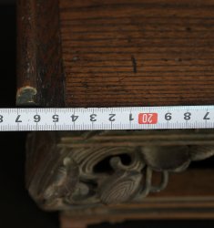 Lotus sculpture stand 1900