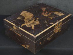 Maki-e box lacquer 1800