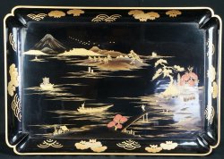Maki-e Obon tray 1908