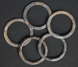 Meiji bronze ring 1880