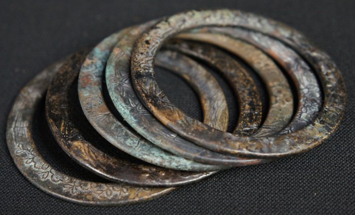 Meiji bronze ring 1880