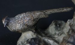 Meiji bronze Tomby hawk 1880