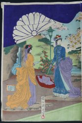 Meiji Tenno print 1880