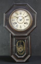 Meiji wall clock 1900