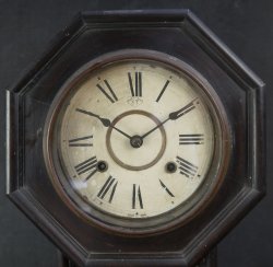 Meiji wall clock 1900