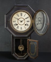 Meiji wall clock 1900