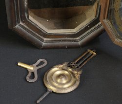 Meiji wall clock 1900