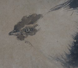 Meiji Zen art 1880 rooster