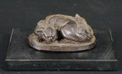 Miniature doglion Shishi 1900