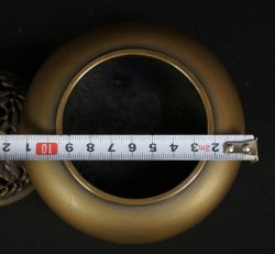 Minimalist bronze Koro 1950