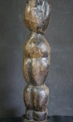 Minimalist wood sculpture 1960s