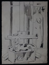 Misha modernist sketch 1930s