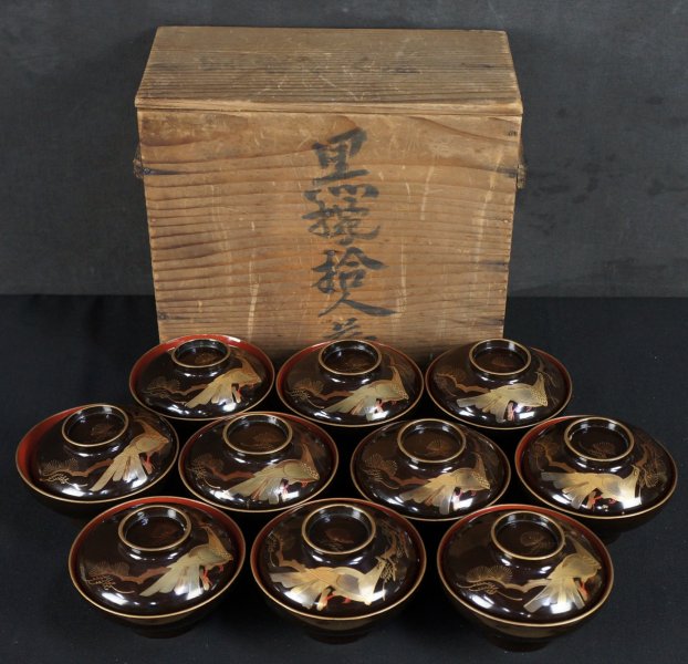 Miso lacquer bowl 1900