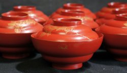 Miso bowls lacquer 1900