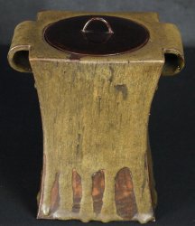 Mizusashi sculpture vase 1900