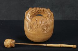 Mokugyo chanting wood 1950