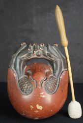 Mokugyo hand carved bell 1900