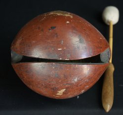 Mokugyo hand carved bell 1900
