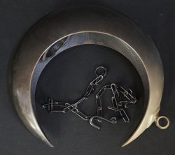 Moon vase 1980 Ikebana