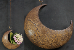 Moon vase Ikebana 1970