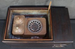 Nagahibachi tea cabinet 1920s