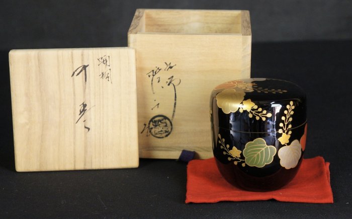 Natsume lacquer tea box 1950