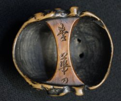 Netsuke Nio deity 1800
