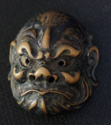 Netsuke Nio deity 1800