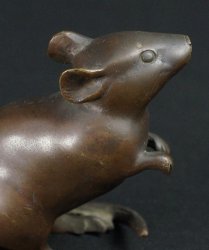 Nezumi bronze 1880 鼠