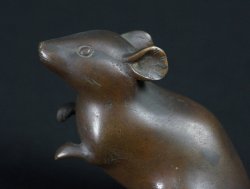 Nezumi bronze 1880 鼠